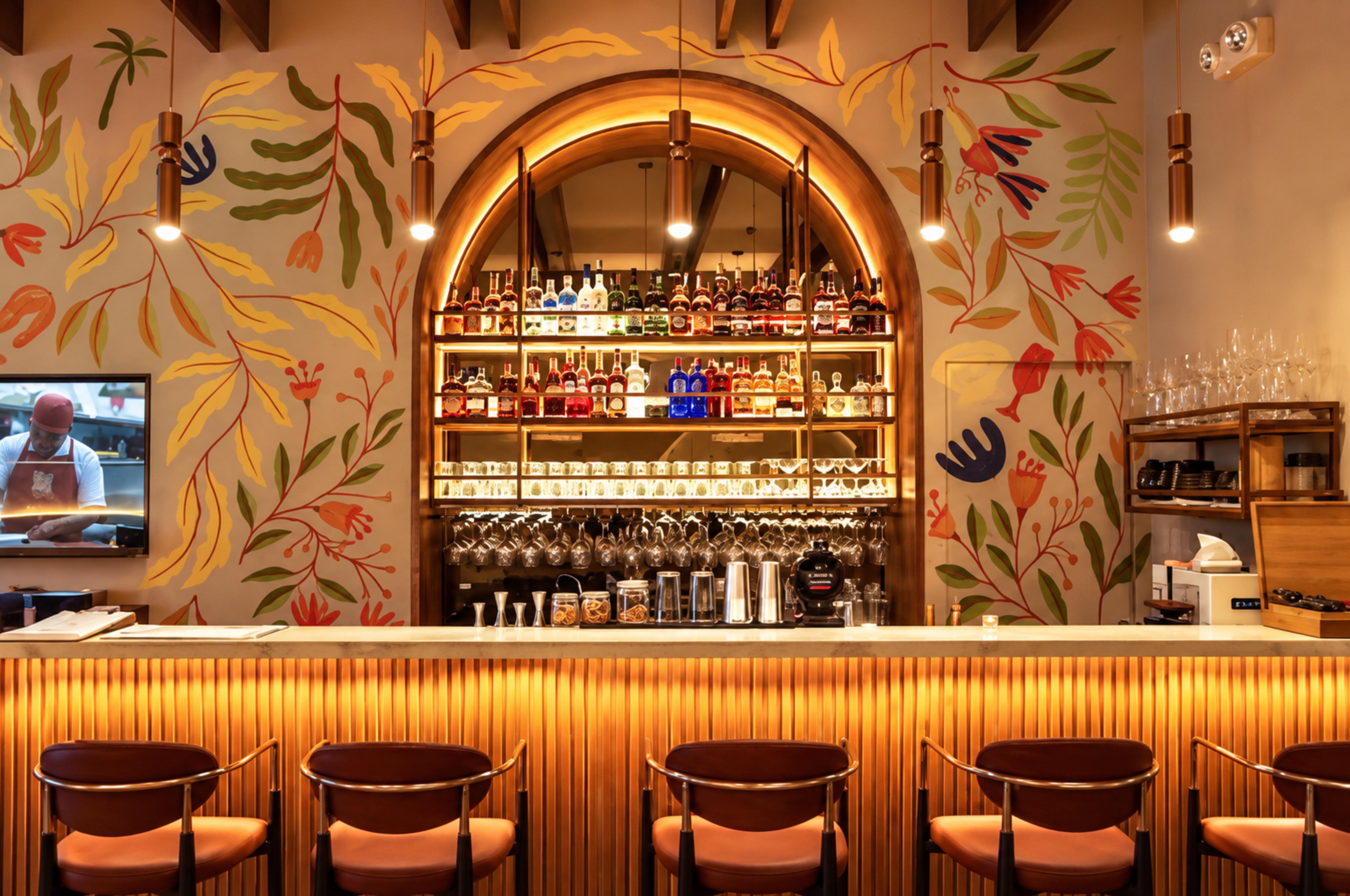 Socarrat — Bar and dining-space detail