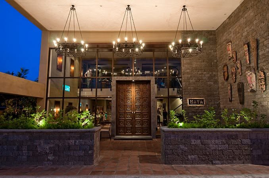 Maya — Exterior and arrival