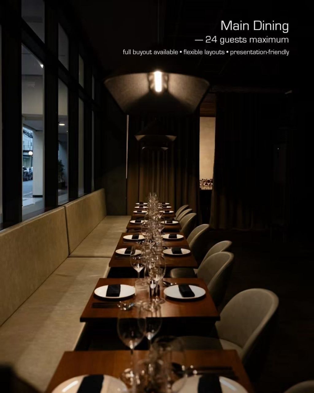 Fresca Trattoria — Dining-space detail